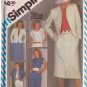 SIMPLICITY PATTERN 6272 SIZE 10 MISSES' PANTS, SLIM SKIRT, LINED JACKET AND TOP  3.00