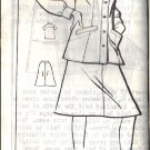 PHOTO-GUIDE 1418 SZ 12 MISSES' 1970'S JACKET, SKIRT UNPRINTED UNUSED