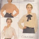 VOGUE PATTERN 1025 MISSES’ SIZES 6/8/10 BLOUSES 3 STYLES CALVIN KLEIN VOGUE PATTERN 1025 MISSES’ SIZES 6/8/10 BLOUSES 3 STYLES CALVIN KLEIN