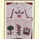 Springtime Hearts & Flowers SHF-48 Sewing Craft Pattern  APPLIQUED BY MACHINE