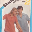SIMPLICITY 1981 VINTAGE 5226 SIZE 10 MISSES SHIRT