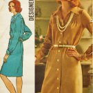 SIMPLICITY VINTAGE 1973 PATTERN 5731 SIZE 12 MISSES' BUTTON FRONT #1 DRESS #1 SIMPLICITY VINTAGE 1973 PATTERN 5731 SIZE 12 MISSES' BUTTON FRONT #1 DRESS #1
