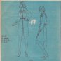 SIMPLICITY VINTAGE 1973 PATTERN 5731 SIZE 12 MISSES' BUTTON FRONT #1 DRESS #1