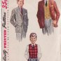 SIMPLICITY  VINTAGE PATTERN 4134 SIZE 4 CHILD'S JACKET AND VEST