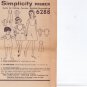 SIMPLICITY VINTAGE 1965 PATTERN 6288 SIZE 10 GIRLS' JUMPER & BLOUSE