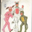 Simplicity pattern 7683, dated 1976, Size 6 rabbit, cat, tiger & sleeper Simplicity pattern 7683, dated 1976, Size 6 rabbit, cat, tiger & sleeper