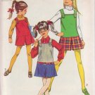 SIMPLICITY PATTERN 8422 SIZE 8 GIRL’S JUMPER & PANTJUMPER UNCUT