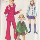 SIMPLICITY PATTERN 8480 SIZE 7 JACKET, BELL-BOTTOM PANTS, MINI PANTSKIRT UNCUT SIMPLICITY PATTERN 8480 SIZE 7 JACKET, BELL-BOTTOM PANTS, MINI PANTSKIRT UNCUT
