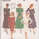 SIMPLICITY PATTERN 8537 SIZES 6-10 MISSES DRESS WITH SLIM OR FULL SKIRT