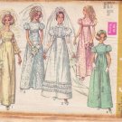 SIMPLICITY PATTERN 8589 SZ 10  MISSES BRIDAL DRESS, DETACHABLE TRAIN, BRIDESMAID