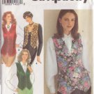 SIMPLICITY PATTERN 8621 SIZES 4-8 MISSES SET OF LINED VESTS, EA 2 LENGTHS UNCUT SIMPLICITY PATTERN 8621 SIZES 4-8 MISSES SET OF LINED VESTS, EA 2 LENGTHS UNCUT