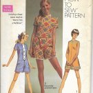 SIMPLICITY PATTERN 8667 SIZE 13jp JUNIOR PETITE MINI PANTDRESS UNCUT