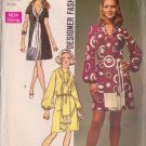 SIMPLICITY PATTERN 8678 SIZE 18 MISSES' DRESS IN 3 VARIATIONS AND SCARF UNCUT