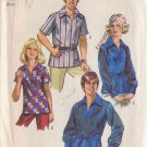 SIMPLICITY PATTERN 8711 SIZE 34/36 MEN'S SHIRT 2 VARIATIONS SEE MATCHING MISSES'