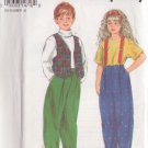SIMPLICITY PATTERN 8716 SIZES 2-6X CHILD'S PANTS AND LINED VEST UNCUT