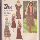 SIMPLICITY PATTERN 8756 SIZE 10 MISSES' BLOUSE, SHAWL, VEST, SKIRT 2 LENGTHS #1 SIMPLICITY PATTERN 8756 SIZE 10 MISSES' BLOUSE, SHAWL, VEST, SKIRT 2 LENGTHS #1