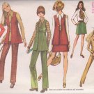 SIMPLICITY PATTERN 8924 SIZE 10 MISSES' VEST,MINI SKIRT BLOUSE PANTS SIMPLICITY PATTERN 8924 SIZE 10 MISSES' VEST,MINI SKIRT BLOUSE PANTS