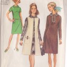 SIMPLICITY PATTERN 9083 SIZE 18 ½ MISSES' DRESS AND VEST-COAT