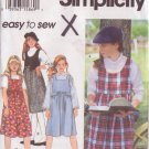 SIMPLICITY PATTERN 9153 SIZE 12,14 GIRLS' JUMPER IN 4 VARIATIONS UNCUT SIMPLICITY PATTERN 9153 SIZE 12,14 GIRLS' JUMPER IN 4 VARIATIONS UNCUT