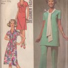SIMPLICITY PATTERN 9262 SIZE 12 MISSES' DRESS OR TUNIC AND PANTS