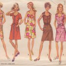 SIMPLICITY VINTAGE 1970 PATTERN 8872 SIZE 14 DRESS 5 VARIATIONS