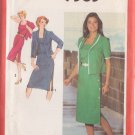 SIMPLICITY PATTERN 9383 SZ 40 MISSES' SIDE-BUTTON DRESS AND UNLINED JACKET