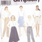 SIMPLICITY PATTERN 9589 SIZE 8/10/12 MISSES' PANTS & SKIRTS