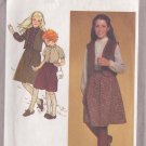 SIMPLICITY VINTAGE 1980 PATTERN 9736 SIZE 10 GIRL'S SKIRT, BLOUSE, VEST