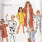 SIMPLICITY 1990 PATTERN 9942 SIZE SMALL SZ 3 CHILD'S PAJAMAS, NIGHTSHIRT & ROBE SIMPLICITY 1990 PATTERN 9942 SIZE SMALL SZ 3 CHILD'S PAJAMAS, NIGHTSHIRT & ROBE