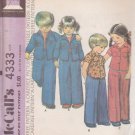 McCall's VINTAGE 1974 PATTERN 4333 SIZE 2 CHILD'S SHIRT OR SHIRT-JACKET, PANTS UNCUT