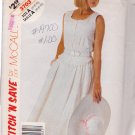 McCALL'S PATTERN 3703 DATED 1988 SIZE 6/8/10 MISSES SKIRT & BLOUSE UNCUT