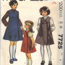 McCALL'S PATTERN 7725 DATED 1981 SIZE 8 GIRL'S JUMPER & BLOUSE UNCUT McCALL'S PATTERN 7725 DATED 1981 SIZE 8 GIRL'S JUMPER & BLOUSE UNCUT