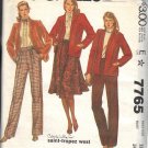 McCALL'S 7765 SIZE 12 MISSES' BY CAROLE LITTLE JACKET SKIRT PANTS UNCUT McCALL'S 7765 SIZE 12 MISSES' BY CAROLE LITTLE JACKET SKIRT PANTS UNCUT