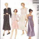 McCALL'S PATTERN 7976 SZS 12-14-16 MISSES' DRESS IN 2 LENGTHS JACKET UNCUT McCALL'S PATTERN 7976 SZS 12-14-16 MISSES' DRESS IN 2 LENGTHS JACKET UNCUT