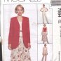 McCALL'S PATTERN 7994 SZS 12/14/16 DATED 1995 MISSES' JACKET, VEST, PANTS, SKIRT