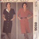 McCALL'S 1984 VINTAGE PATTERN 8936 SZ 20 MISSES' DRESS 2 VERSIONS