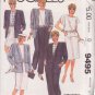 McCALL'S 1985 PATTERN 9495 SIZE 8 MISSES' JACKET TOP SKIRT PANTS SHORTS UNCUT
