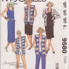 McCALL PATTERN 9580 SIZE 12 MISSES' SKIRT PANTS DRESS TOP JACKET VEST SHORTS McCALL PATTERN 9580 SIZE 12 MISSES' SKIRT PANTS DRESS TOP JACKET VEST SHORTS