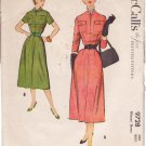 McCALL'S 1954 VINTAGE PATTERN 9728 SIZE 12 MISSES' DRESS 2 VERSIONS McCALL'S 1954 VINTAGE PATTERN 9728 SIZE 12 MISSES' DRESS 2 VERSIONS