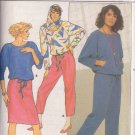 BUTTERICK PATTERN 3350 SIZE 8/10/12 MISSES' TOP PANTS SKIRT & HOOD BUTTERICK PATTERN 3350 SIZE 8/10/12 MISSES' TOP PANTS SKIRT & HOOD
