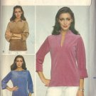 BUTTERICK PATTERN 4055 SIZE XL MISSES' TOPS 3 VARIATIONS