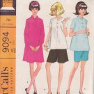 McCALL'S PATTERN 9094 SIZE 8 MISSES' MATERNITY DRESS, TOP, CULOTTES, SHORTS