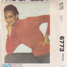 McCALL'S PATTERN 6773 SIZE SMALL 10-12 MISSES' TOP McCALL'S PATTERN 6773 SIZE SMALL 10-12 MISSES' TOP