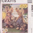 McCALL'S PATTERN 8087 DATED 1996 SWEET SPRING THYME 16" BUNNIES UNCUT