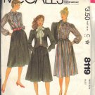 McCALL'S PATTERN 8119 DATED 1982 SIZE 18 MISSES' BLOUSE, JACKET AND SKIRT UNCUT McCALL'S PATTERN 8119 DATED 1982 SIZE 18 MISSES' BLOUSE, JACKET AND SKIRT UNCUT