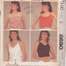 McCALL'S PATTERN 8690 SZ EXSM 6/8 MISSES' SUPPORT TOPS IN 4 VARIATIONS McCALL'S PATTERN 8690 SZ EXSM 6/8 MISSES' SUPPORT TOPS IN 4 VARIATIONS