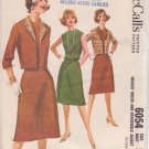 McCALL'S VINTAGE 1961 PATTERN 6054 SIZE 12 DRESS & REVERSIBLE JACKET UNCUT McCALL'S VINTAGE 1961 PATTERN 6054 SIZE 12 DRESS & REVERSIBLE JACKET UNCUT