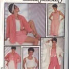 SIMPLICITY PTRN 6886, SIZE 8/10/12 MISSE'S TOP,JACKET,PANTS,SHORTS,SKIRT UNCUT