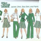 SIMPLICITY PATTERN 7070 SIZE 10 DATED 1975 MISSES' PANTS JACKET SKIRT TOP SIMPLICITY PATTERN 7070 SIZE 10 DATED 1975 MISSES' PANTS JACKET SKIRT TOP