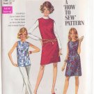 SIMPLICITY VINTAGE PATTERN 8297 SZ 11/12 YNG JR/TEEN DRESS, OVERBLOUSE, JUMPER UNCUT SIMPLICITY VINTAGE PATTERN 8297 SZ 11/12 YNG JR/TEEN DRESS, OVERBLOUSE, JUMPER UNCUT
